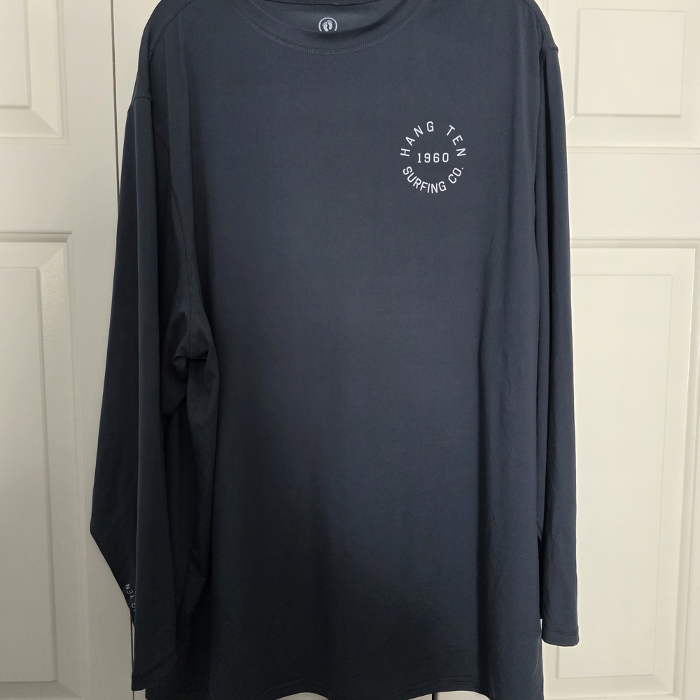 Hang Ten Men's Dark Blue Long Sleeve Tee